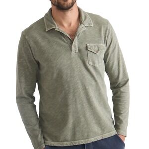 Marine Layer Vintage Heavy Slub Polo, Men's Size M